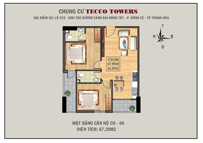 Chung cư Thanh Hóa Tecco Towers - Liên hệ 0963.034.989