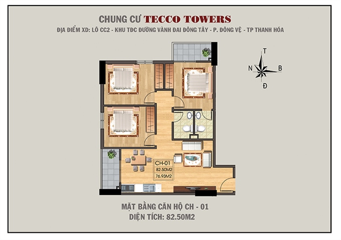 Chung cư Thanh Hóa Tecco Towers - Liên hệ 0963.034.989