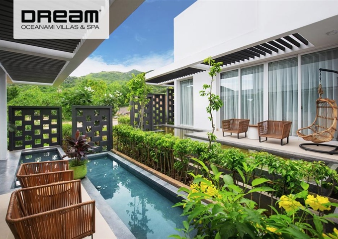 Ngân hàng hỗ trợ 60% trong 15 năm khi mua biệt thự biển Dream Oceanami Villas & Spa