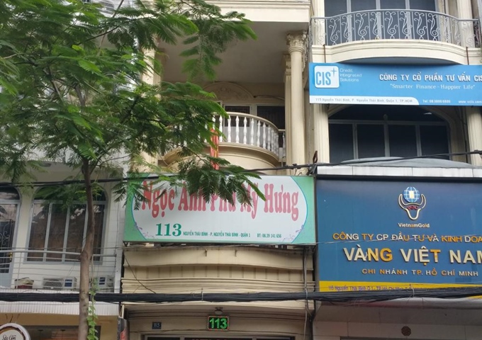 Cho thuê nhà 113 Nguyễn Thái Bình, Quận 1. DT: 356m2. 5 tầng. Giá 60tr/tháng. LH: 0909896883