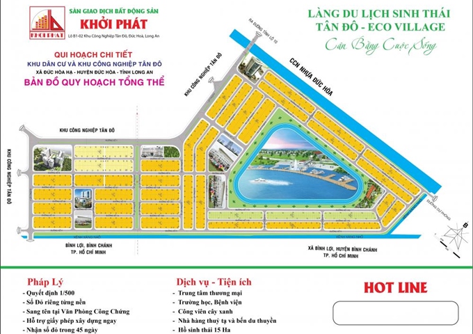 Bảng giá đất Tân Đô - AN HẠ RIVERSIDE Đức Hòa, Long An