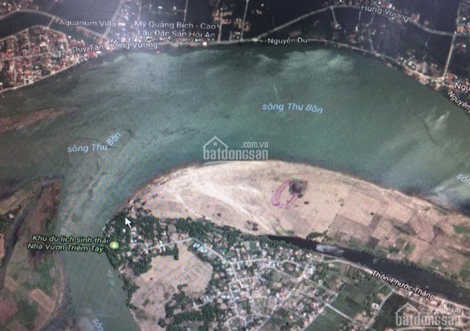 Bán đất tại khu du lịch sinh thái Triêm Tây - Hội An