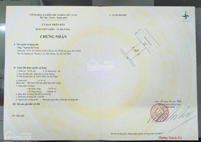 Bán đất KDC Vạn Tường, đất ven biển Nguyễn Tất Thành, Liên Chiểu- Đà Nẵng chỉ 701 triệu/lô