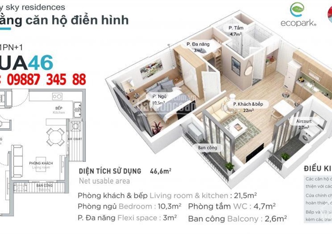 Mở bán căn hộ Sky 3 Aquabay - Ecopark