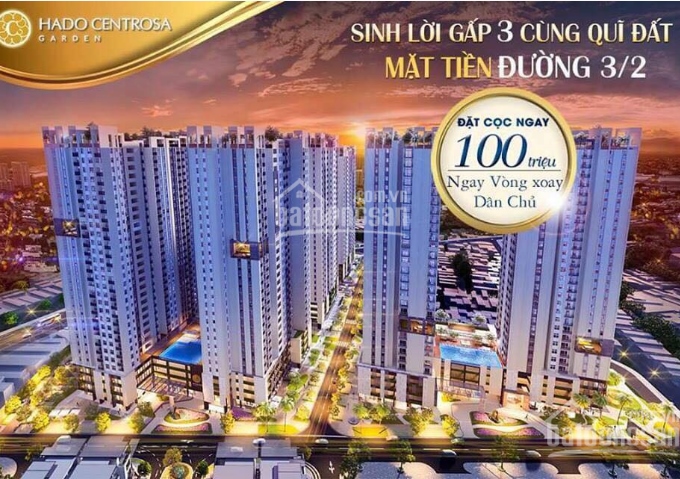 Mở bán tòa Jasmine CH sân vườn dự án Hà Đô Centrosa Garden, chỉ từ 40tr/m2(VAT). LH 0902461391