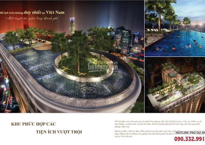 Căn hộ cao cấp Terra Royal, giá gốc CĐT, giảm 3%, LH: 0903329916 - 0917 747 699