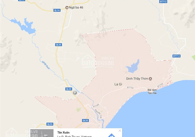Đất thổ cư Bình Thuận, gần biển, DT 10m x 35m, đường xe tải