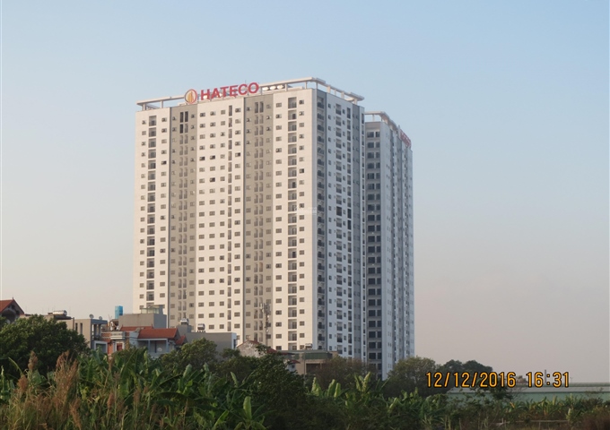 Cho thuê căn hộ tầng 12 tòa nhà Hateco Hoàng Mai, DT: 61m2. Giá: 4 triệu/tháng