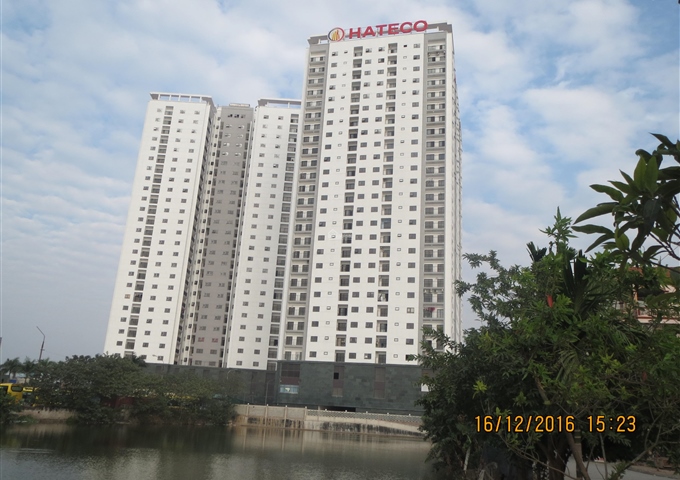 Cho thuê căn hộ tầng 12 tòa nhà Hateco Hoàng Mai, DT: 61m2. Giá: 4 triệu/tháng
