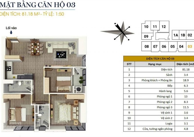 Chính chủ cần bán căn hộ 3 phòng ngủ chung cư FLC Star Tower Hà Đông