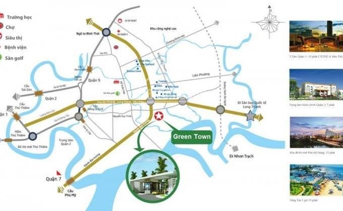 Green Town - khu đô thị cao cấp trung tâm Phú Hữu Q9, đẳng cấp cuộc sống LH 0909411679