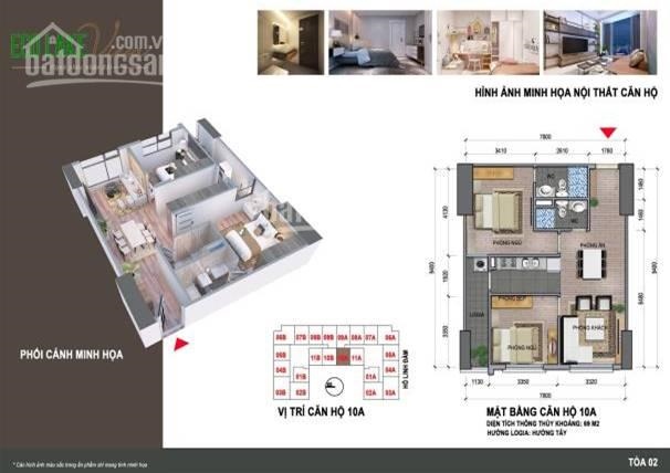 Bán căn hộ Eco Lake View Đại Từ, 21tr/m2, ful nội thất, view 3 hồ. LH: 0961 686 358