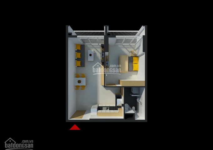 Bán căn hộ Conic Skyway Residence giá 960 triệu