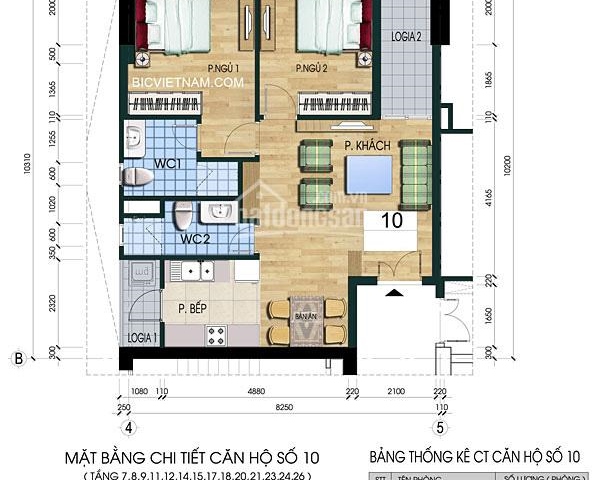 Bán căn hộ Rainbow Văn Quán 80m2 thiết kế 2PN, 2WC, sổ đỏ chính chủ, nội thất mới đẹp