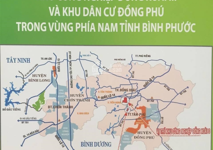 Cho thuê khu công nghiệp giá tốt tại Đồng Xoài, Bình Phước