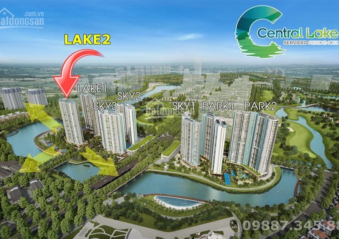 Ecopark mở bán tòa căn hộ Lake 2 khu tổ hợp Aqua Bay