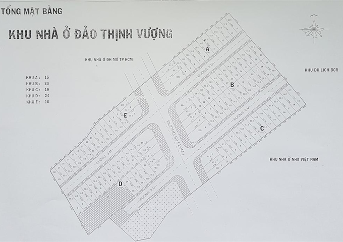 Bán đất khu dân cư Đảo Thịnh Vượng, đường Tam Đa, phường Trường Thạnh Quận 9