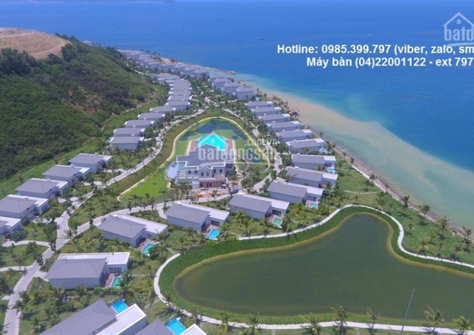 Cần bán căn biệt thự Vinpearl Gofl Land mặt biển duy nhất chính sách mới, tư vấn đầu tư: 0916121116