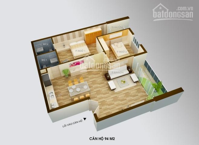 Bán căn hộ chung cư cao cấp Az Lâm Viên Complex-107 Nguyễn Phong Sắc, Cầu Giấy, Hà Nội