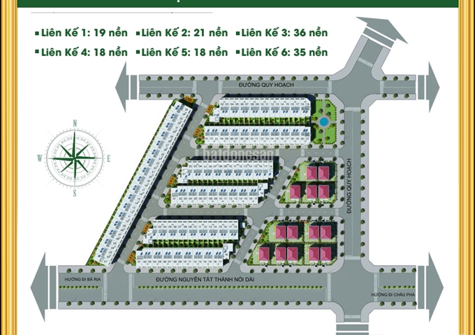 Bán đất nền khu thương mại, dịch vụ, nhà ở hoàn cầu TP. Bà Rịa Vũng Tàu