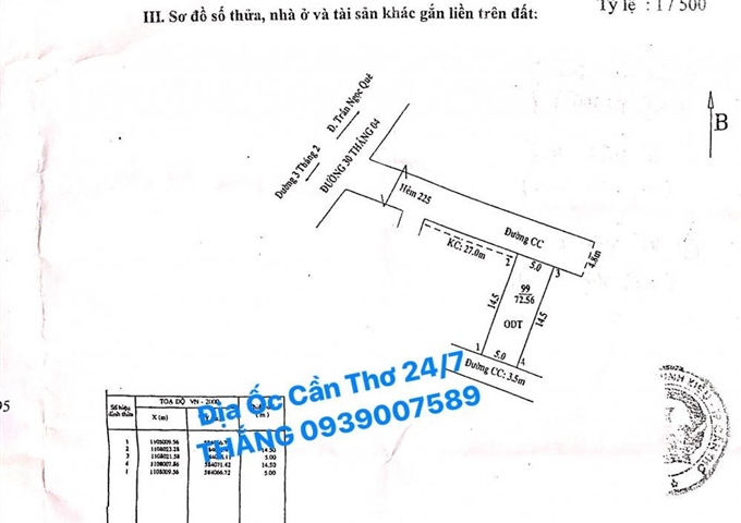 Bán nhà 02 mặt tiền hẻm 391 đường 30/4, Phường Hưng Lợi, Quận Ninh Kiều