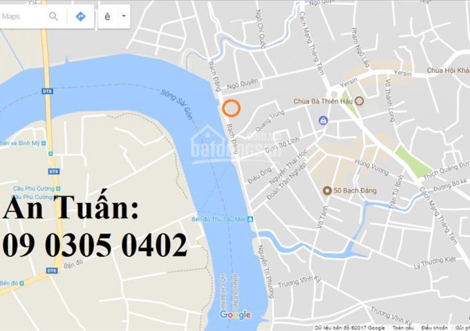 Mặt bằng view sông, thích hợp kinh doanh: Cafe, spa, nhà hàng, karaoke tại Bạch Đằng, Thủ Dầu Một