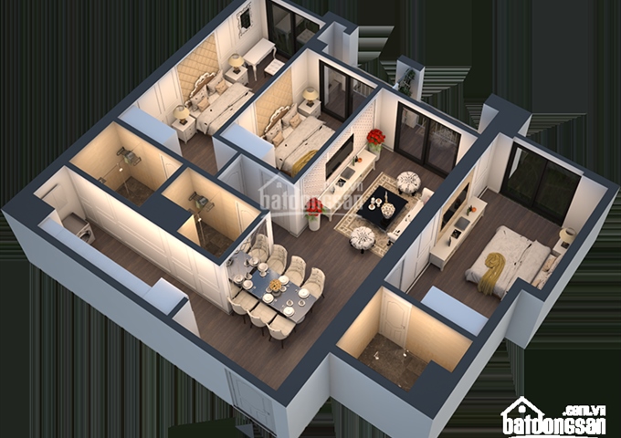 Bán căn hộ cạnh Times City, chung cư Sunshine Palace, giá chỉ từ 2.1 tỷ