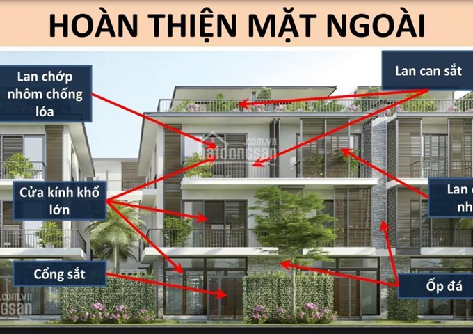 Liền kề biệt thự The Eden Rose mở bán đợt 1 giá gốc chủ đầu tư Vimefulland, LH: 0904529268