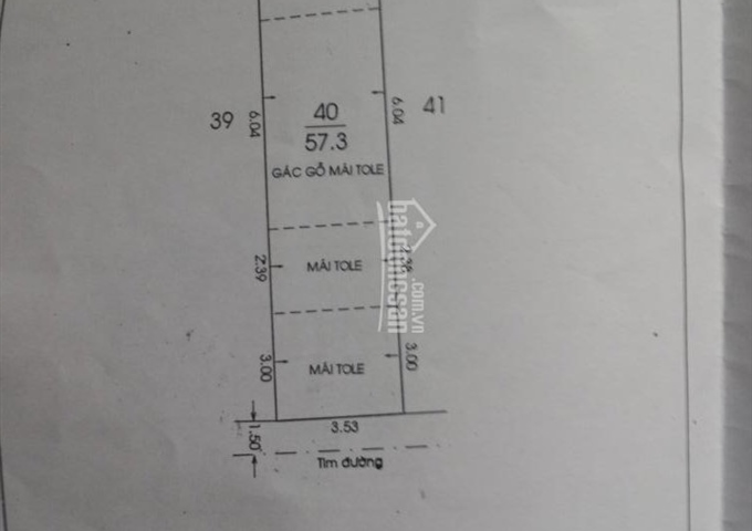 Nhà 72/36/11/7 Dương Đức Hiền, Tây Thạnh, DT 3.5x16m =57m2, LH: 0938.188.345 hẻm vào 7m