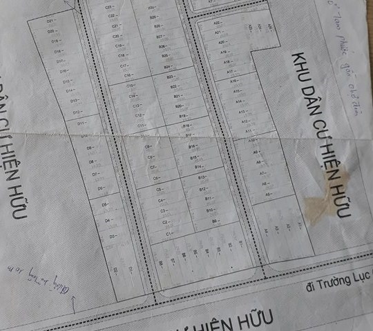 Đất giá rẻ trung tâm chợ đêm ấp Thiên Bình, Tam Phước, Biên Hòa, Đồng Nai. DT 100m2 - Giá 300 triệu