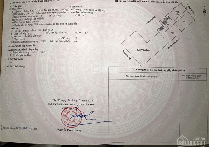 Bán căn hộ giá cực hợp lý tòa nhà hỗn hợp Vườn Đào ngõ 689 Lạc Long Quân