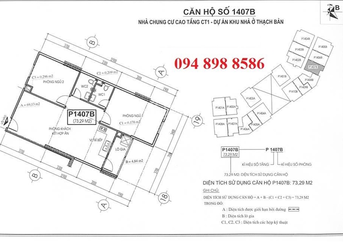 Bán căn ngoại giao CT1 Thạch Bàn 43m2, 63m2, 73m2, 93m2, 98m2 số lượng có hạn