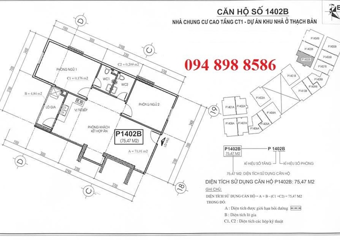 Bán căn ngoại giao CT1 Thạch Bàn 43m2, 63m2, 73m2, 93m2, 98m2 số lượng có hạn