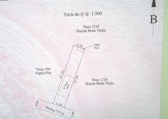 Chính chủ bán đất (có nhà cấp 4) Lái Thiêu, Thuận An, Bình Dương