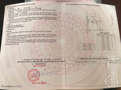 Bán đất sổ hồng riêng ngay Trịnh Như Khuê chợ Bình Chánh