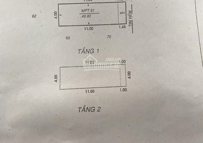 Nhà hẻm 476/1 Phú Thọ Hòa, Phú Thọ Hòa, Tân Phú. 4x12.5m, giá 2.8 tỷ
