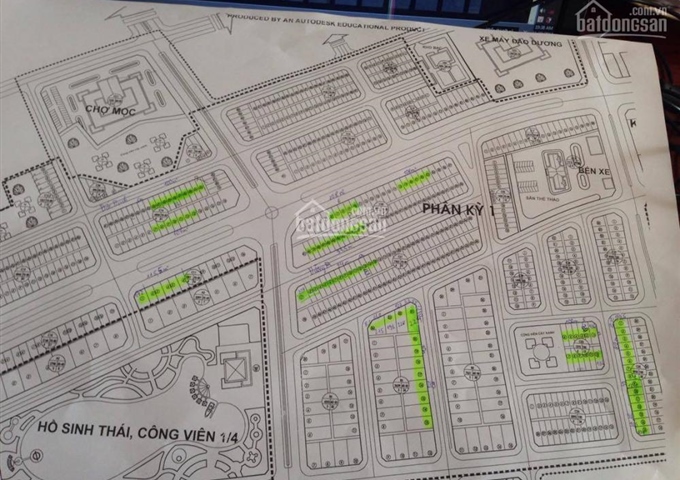 Bán lô đất 100 m2 ngay công viên – TT Cao Thượng Bắc Giang giá 6.5 tr/m2