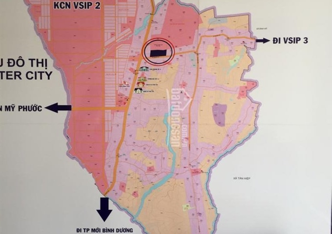 Dự án đất gần Vsip II mở rộng sắp mở bán giá 395 triệu/ nền. LH 0967537982