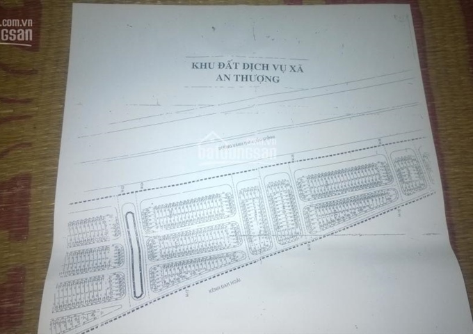 Chính chủ cần bán gấp 100m2-200m2 đất dịch vụ xã An Thượng, Hoài Đức, Hà Nội. 10 triệu-12 triệu/1m