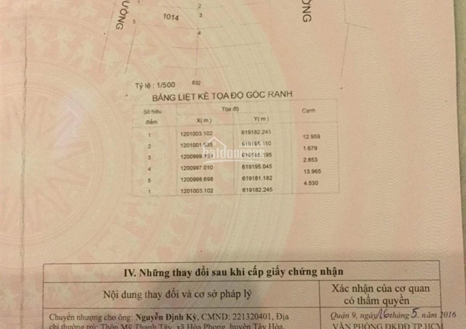 Chính chủ cần bán lô E4 dự án Thái Dương Xanh Đường số 6 Long Bình, Quận 9, LH 01239923905