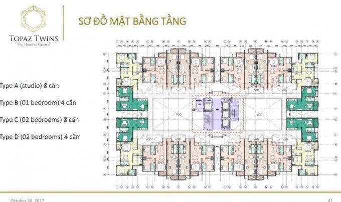Chính thức bán căn hộ cao cấp Topaz Twins tại đường Võ Thị Sáu, TP. Biên Hòa, giá 20 triệu/m2
