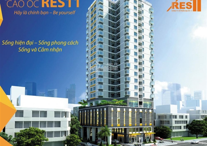 Chính chủ bán căn hộ cao ốc Res 11 Q.11. Giá 1,7 tỷ(VAT) full NT, quý 3/2018 giao, LH: 0908 27 9900