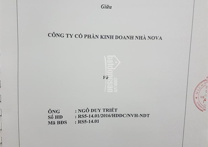 Chính chủ cần bán căn hộ RichStar