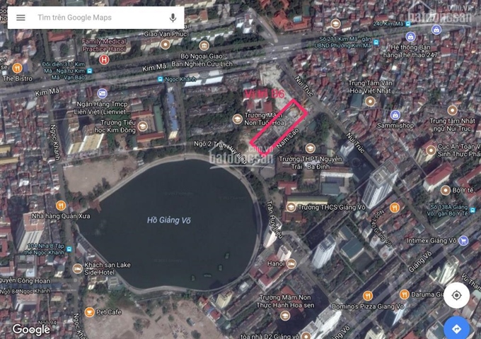 6 căn đặc biệt dự án The Golden Armor, đẹp, giá rẻ hơn thị trường - B6 Giảng Võ. LH: 0934456223