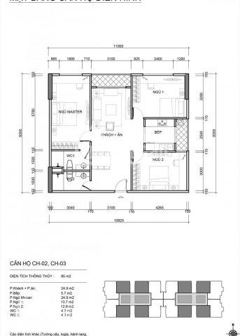 Chính chủ cần tiền gấp bán căn hộ Lạc Hồng Lotus 2, 95m2, 3 phòng ngủ, view hồ. LH: 0948182008