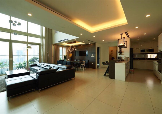 Chính chủ cho thuê CHCC cao cấp Mandarin Garden, căn 3 mặt thoáng, view hồ, full nội thất