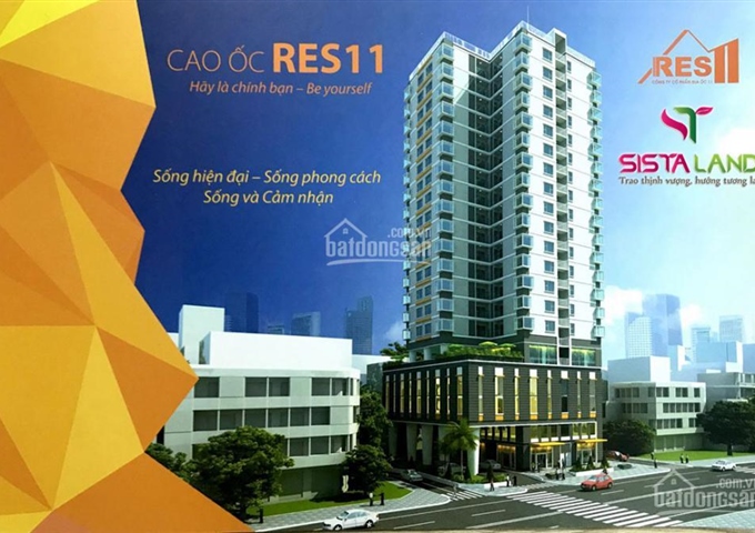 Bán căn hộ cao cấp Res 11 tại quận 11, cạnh công viên Đầm Sen