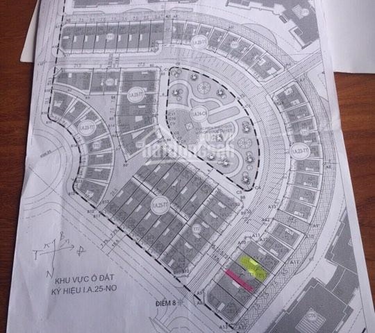 Bán gấp lô nhà liền kề IA23 Ciputra, Nam Thăng Long. Giá rất rẻ 83 tr/m2