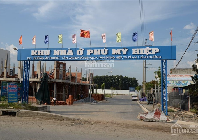 Bán đất ở khu dân cư Phú Mỹ Hiệp - Dĩ An, cạnh KCN Tân Đông Hiệp B