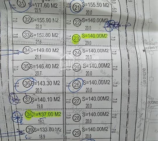 Cần bán 2 lô đất khu đấu giá Yên Duệ, phường Đông Vĩnh, TP Vinh. Lh 0972978118